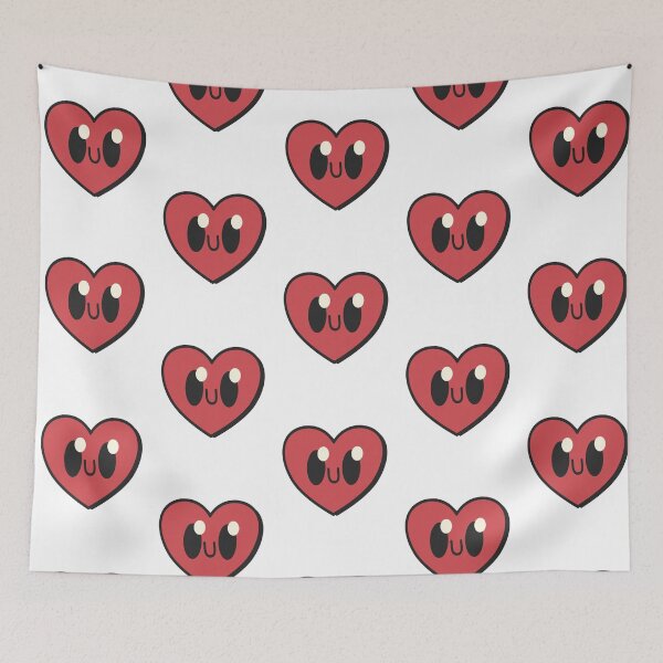 Item preview, Kawaii Red Heart With Cute Face – Adorable Love Design designed and sold by Blueprint&co.