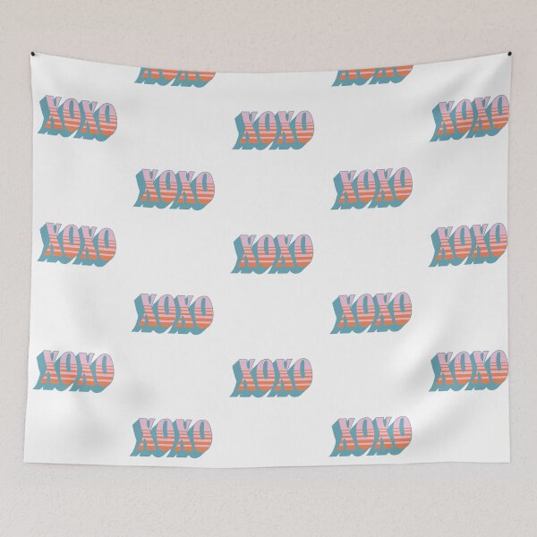 Item preview, XOXO Sunset Vibes – Bold Hugs and Kisses Typography designed and sold by Blueprint&co.