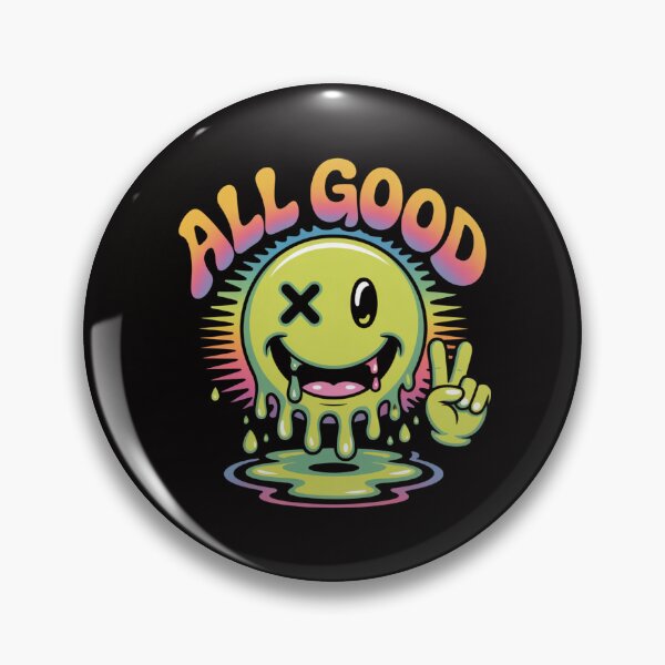 Item preview, All Good Psychedelic Smiley Face designed and sold by Peter Stawicki.