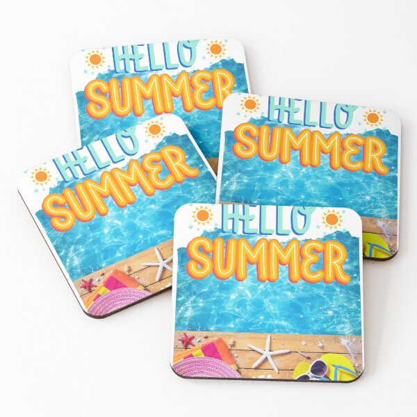 Item preview, Hello Summer – Bright & Fun Beach Vibes Design designed and sold by TwoMdesign.