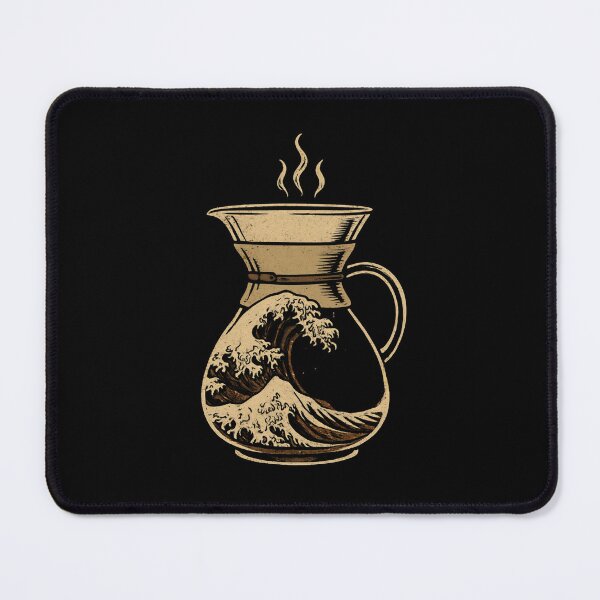 Item preview, The Great Wave Of Coffee - Wave in a Coffee Pot designed and sold by DemureArtsy.