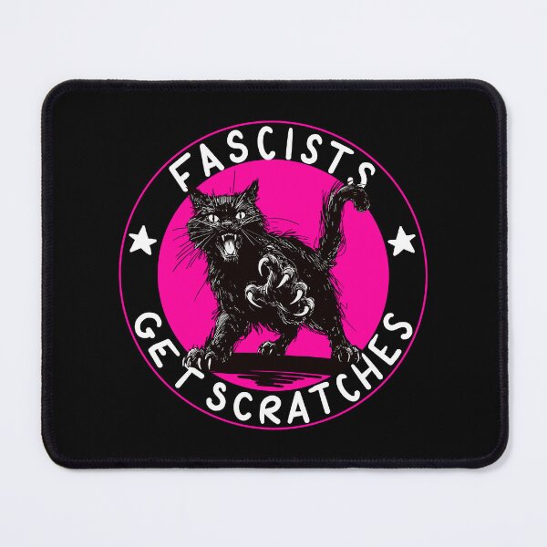 Item preview, Cats Against Fascists Pink Version designed and sold by KilkennyCat Art.