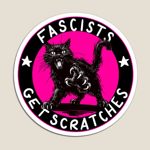 Item preview, Katzen gegen Faschisten Pink Version designed and sold by KilkennyCat Art.