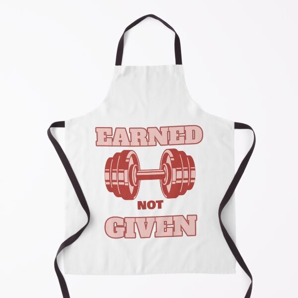 Item preview, Earned Not Given Motivational Gym T-Shirt designed and sold by TheCalmCorner.