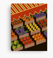 Farmers Market Canvas Print