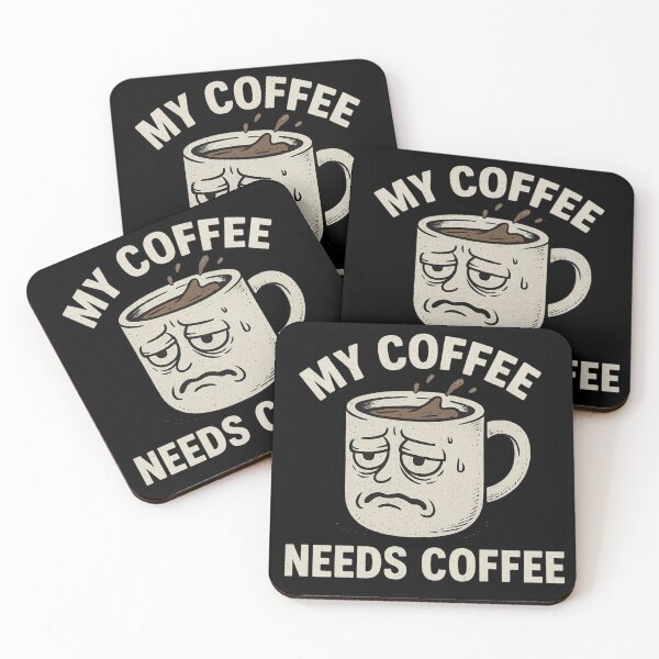 Item preview, Exhausted Coffee Mug Meme - My Coffee Needs Coffee designed and sold by ac3iongDcreator.