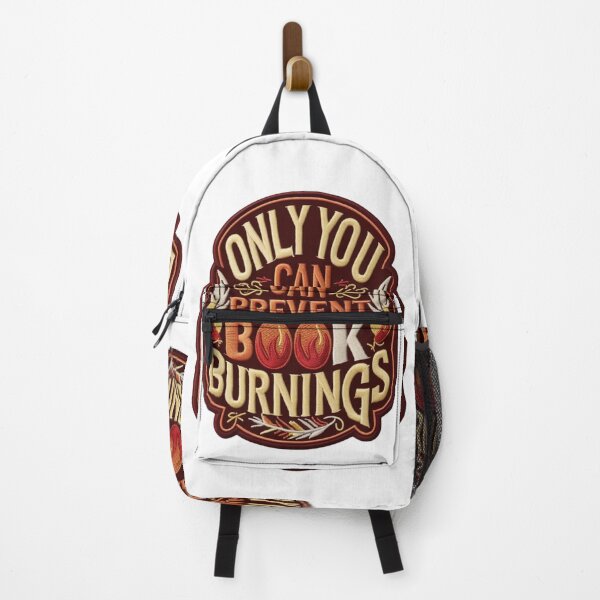 Item preview, Only You Can Prevent Book Burnings Vintage Embroidered Patch Design designed and sold by ArtDesignTp.