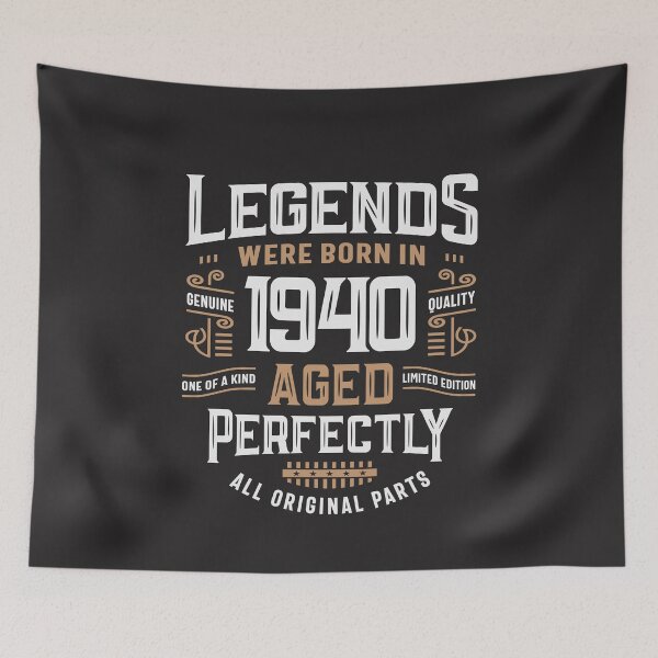 Item preview, Legends Born In 1940 85th Birthday 85 Years Old Bday designed and sold by cidolopez.