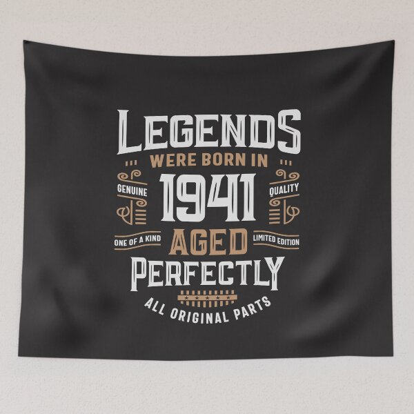 Item preview, Legends Born In 1941 84th Birthday 84 Years Old Bday designed and sold by cidolopez.