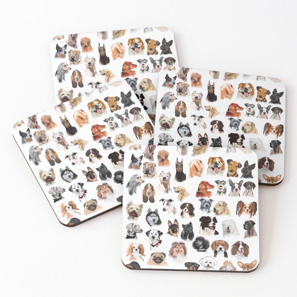 Item preview, Dog breed paintings  designed and sold by thehat24.