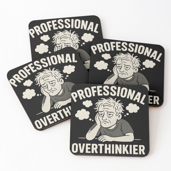 Item preview, Professional Overthinker - Funny Anxiety Meme Design designed and sold by ac3iongDcreator.