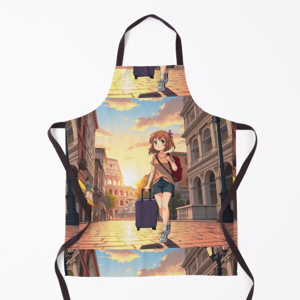 Item preview, Chica de anime que viaja a roma designed and sold by casamomo.