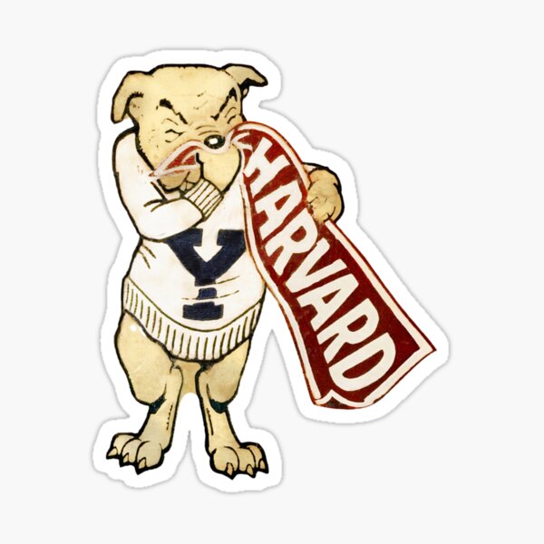 Item preview, Yale University Anti-Harvard Vintage Illustration designed and sold by sapphostickers.