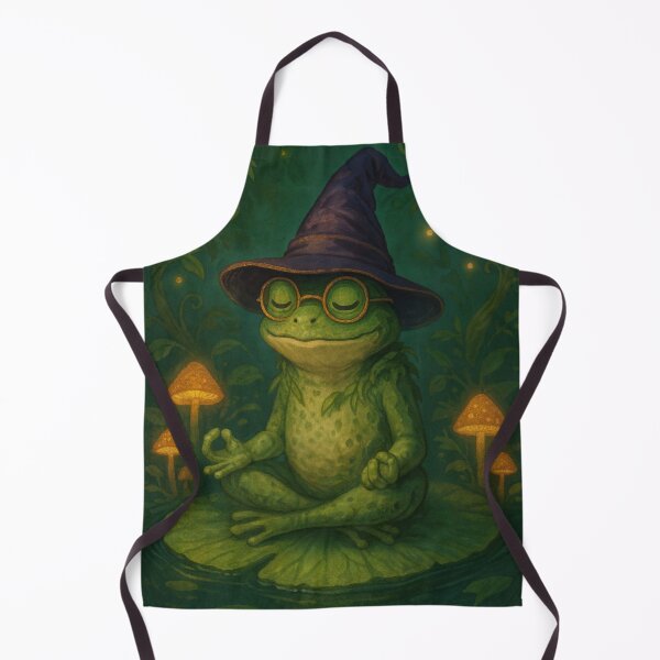Item preview, The Meditating Wizard Frog designed and sold by Carlos Monteiro.