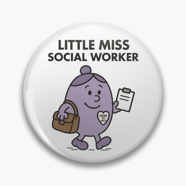 Artikelvorschau, Little Miss Social Worker entworfen und verkauft von curseofkazar.