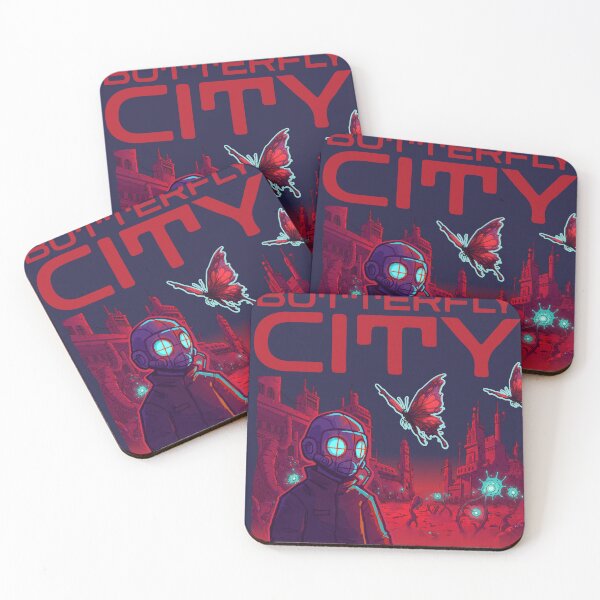 Item preview, Butterfly City Cyberpunk Urban Contrast designed and sold by KiwiRider.