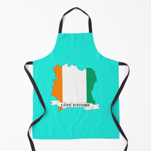 Item preview, Côte d'Ivoire flag map designed and sold by visual adventures.