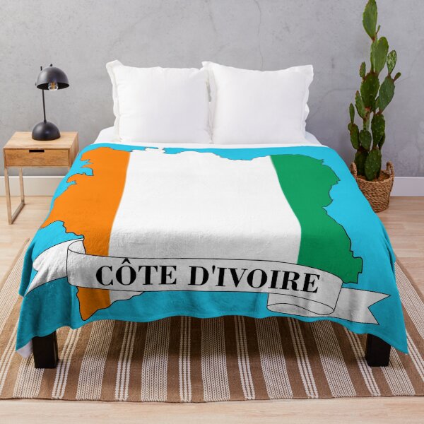 Item preview, Côte d'Ivoire flag map designed and sold by visual adventures.