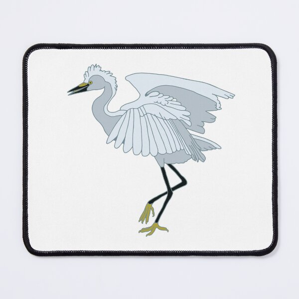 Item preview, Snowy Egret designed and sold by maliapolsterart.