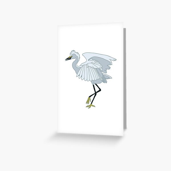 Item preview, Snowy Egret designed and sold by maliapolsterart.