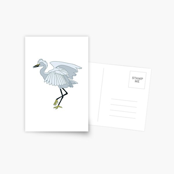 Item preview, Snowy Egret designed and sold by maliapolsterart.