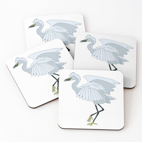 Item preview, Snowy Egret designed and sold by maliapolsterart.