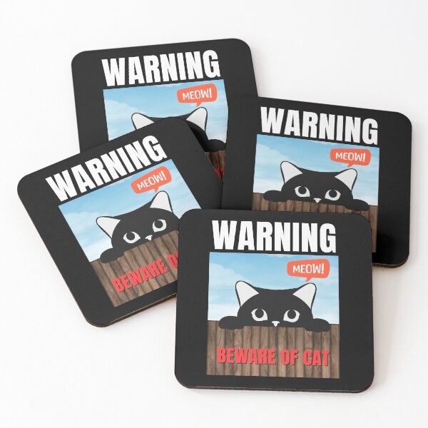 Item preview, Warning, Beware of Cat Designs 1 designed and sold by Kevin Michael McCall.