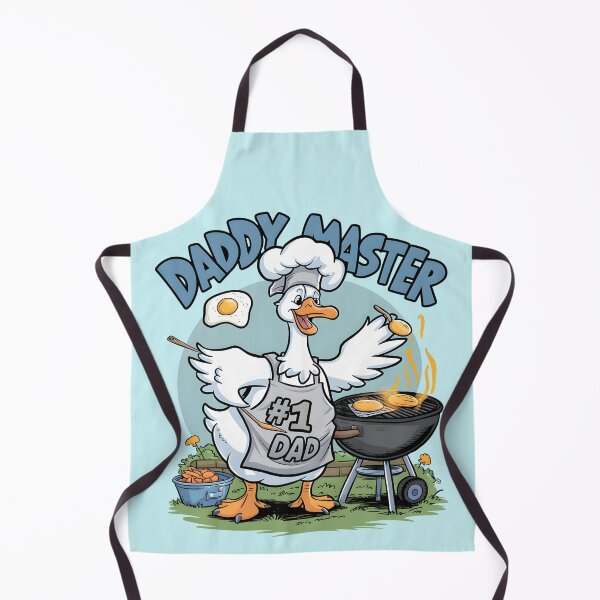 Item preview, Daddy Goose BBQ Design – Funny Grill Master Dad Design – “DADDY MASTER” Father’s Day Gift for Him designed and sold by petpuppymania.
