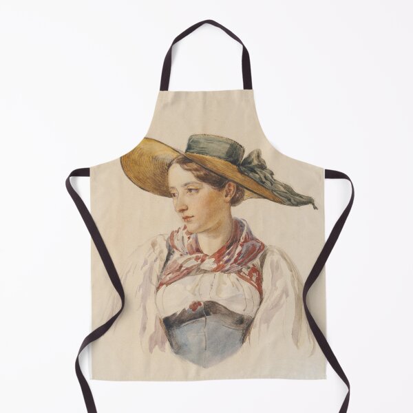 Item preview, Swiss Woman with Hat designed and sold by 19th Century in Color.