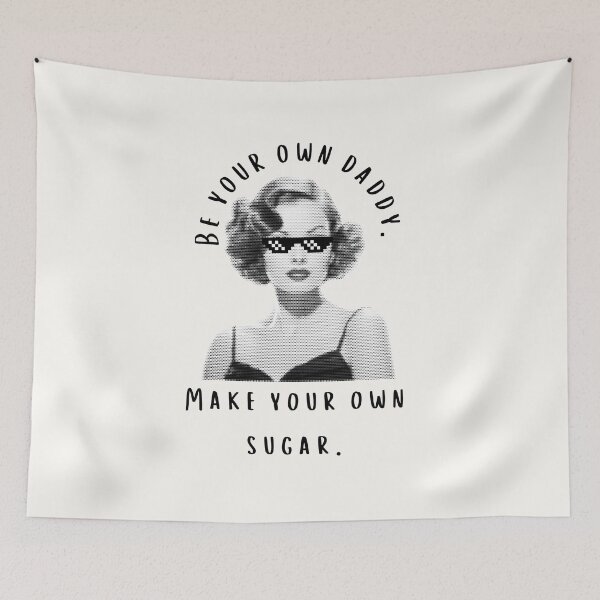 Item preview, Be Your Own Daddy | Vintage Marilyn Glam with Pixel Sunglasses Baddie Quote designed and sold by QUOT-s.