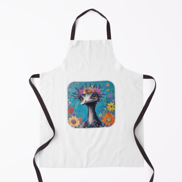 Item preview, Whimsical Flower Crown Emu Artwork designed and sold by PacImpressions.