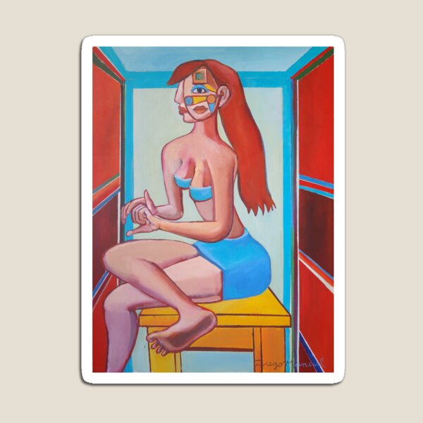 Item preview, woman sitting on a chair designed and sold by Diego Manuel Rodriguez.