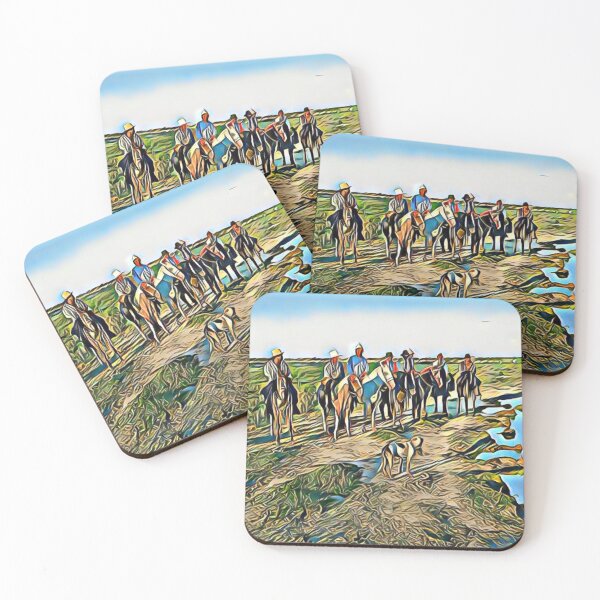 Item preview, Riders by the river designed and sold by Western Wear Art.