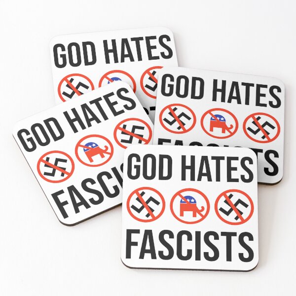 Item preview, God hates fascists  designed and sold by Rachel the Artist .
