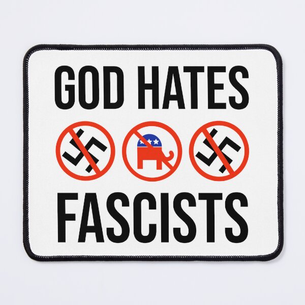 Item preview, God hates fascists  designed and sold by Rachel the Artist .
