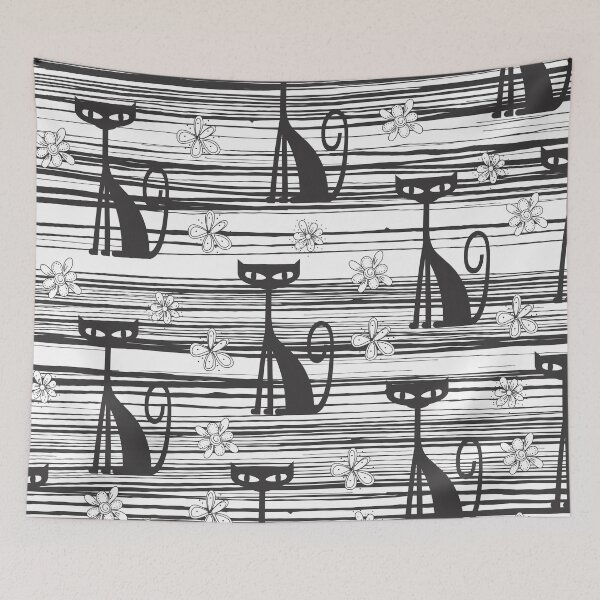 Item preview, LINHAS E GATOS designed and sold by Rodrigo Miranda.