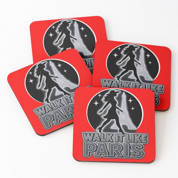 Item preview, Walk It Like Paris Silhouette Art designed and sold by ArtbyCrystal.