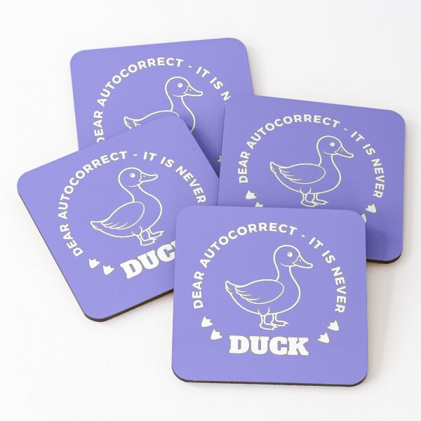 Item preview, dear autocorrect it's never duck designed and sold by AntiJolly.