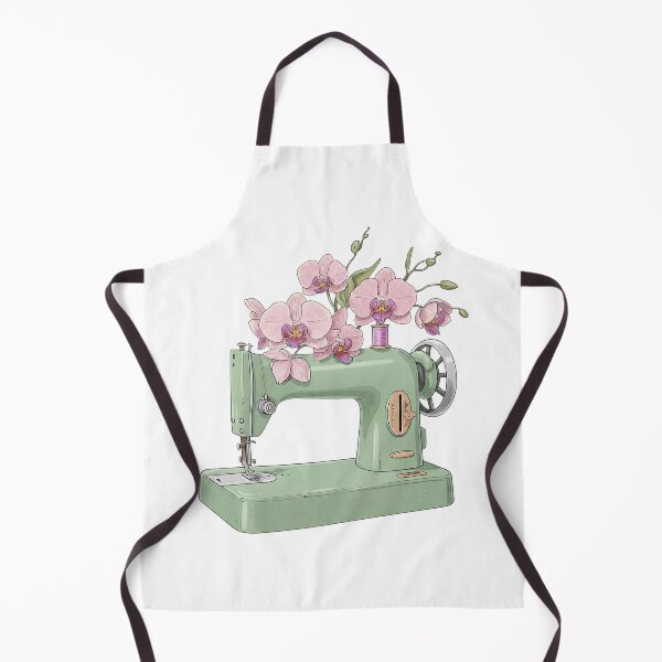 Item preview, Vintage Sewing Machine Flowers Crafty Floral designed and sold by THIENVT.