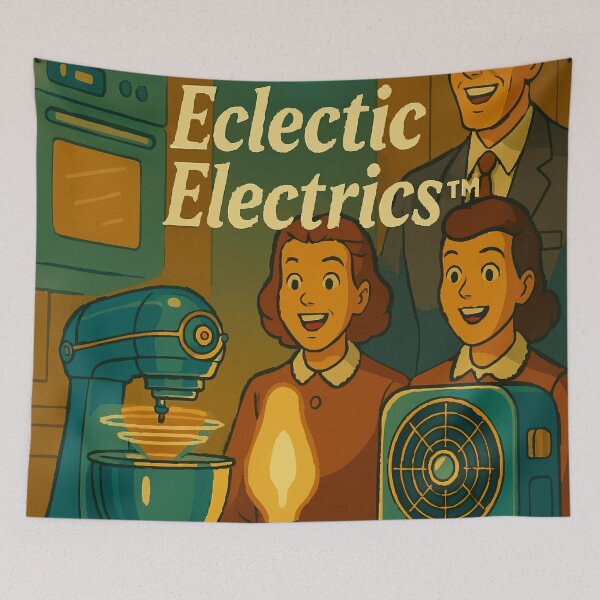 Item preview, Eclectic Electrics Logo designed and sold by AbstractAnom.