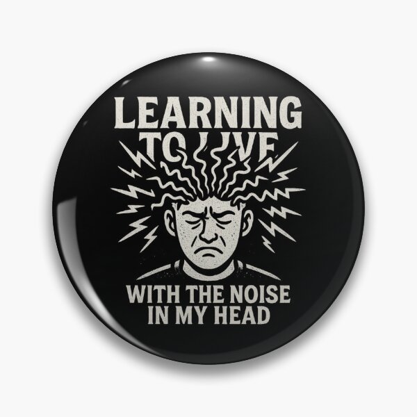 Item preview, Noise in My Head - Mental Health Inner Chaos Design designed and sold by TheoVerse.