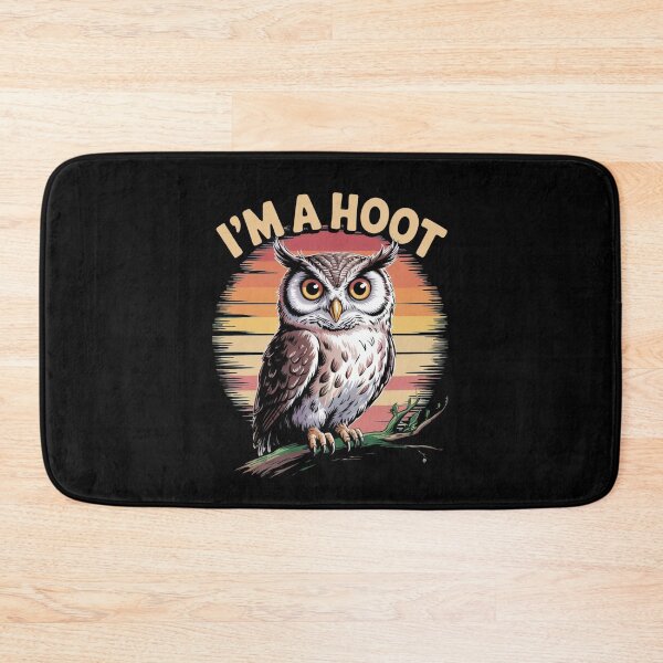 Item preview, I'm a Hoot, Funny Owl Design, Owl on A Branch, Cute Owl, Owl Pun designed and sold by Dabbing Turtle Designs.