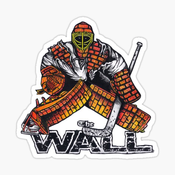 The WALL Hockey Goalie RIGHT CATCH Sticker