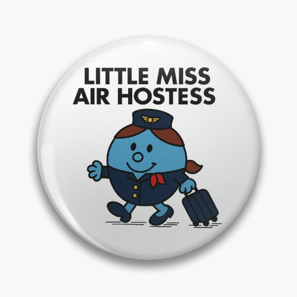 Item preview, Little Miss Air Hostess (Blue) designed and sold by curseofkazar.