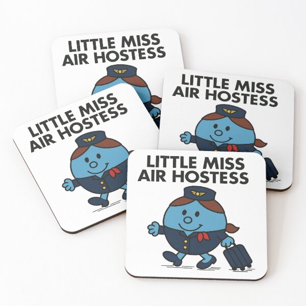 Item preview, Little Miss Air Hostess (Blue) designed and sold by curseofkazar.