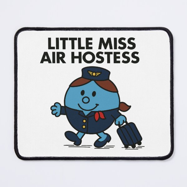 Item preview, Little Miss Air Hostess (Blue) designed and sold by curseofkazar.