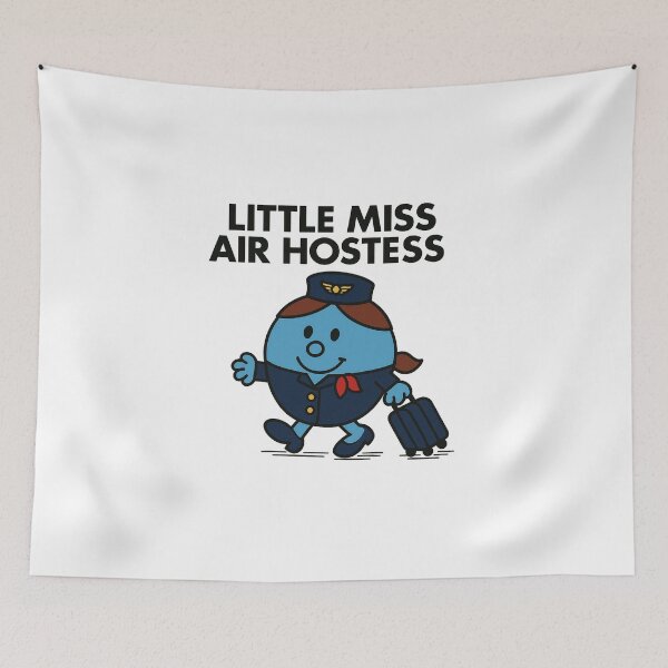 Item preview, Little Miss Air Hostess (Blue) designed and sold by curseofkazar.
