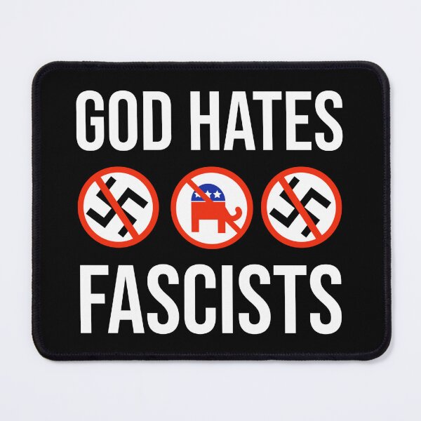 Item preview, God hates fascists  designed and sold by Rachel the Artist .