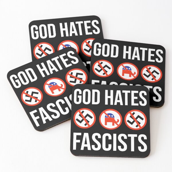 Item preview, God hates fascists  designed and sold by Rachel the Artist .
