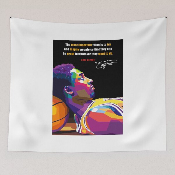 Item preview, Kobe Bryant Quote Wpap Art designed and sold by SiksisArt.